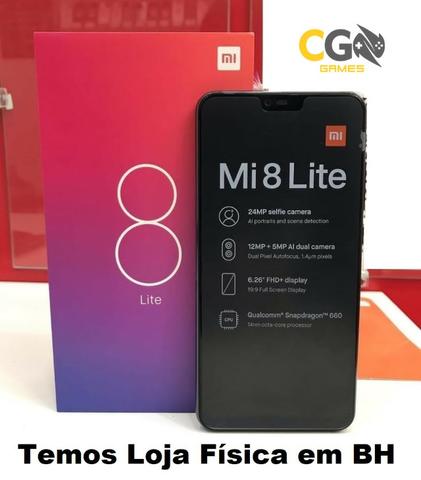 Xiaomi Mi8 Lite 64GB Novo Lacrado com Garantia - Cartão