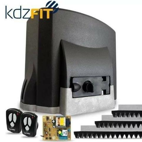 Kit Motor Portão Eletrônico 1/4 Hp Deslizante Kdz Fit