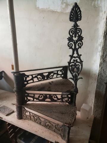 Escada Caracol Colonial ferro fundido