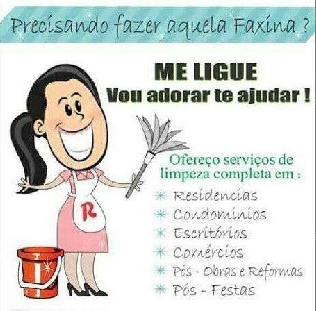 Faxineira e passadeira