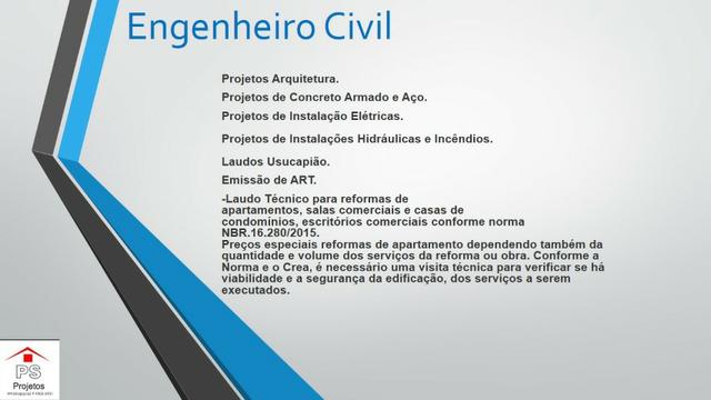 Projetos e serviços de qualidade para sua obra