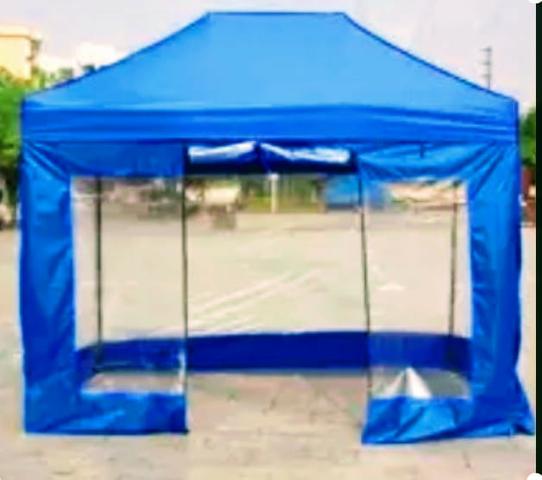Tenda Sanfonada 3x3 Gazebo Dobravel Articulado Com Laterais