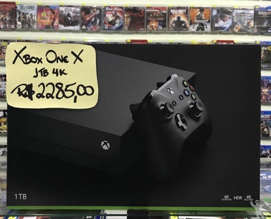 Xbox One X 1TB 4K - Novo Lacrado