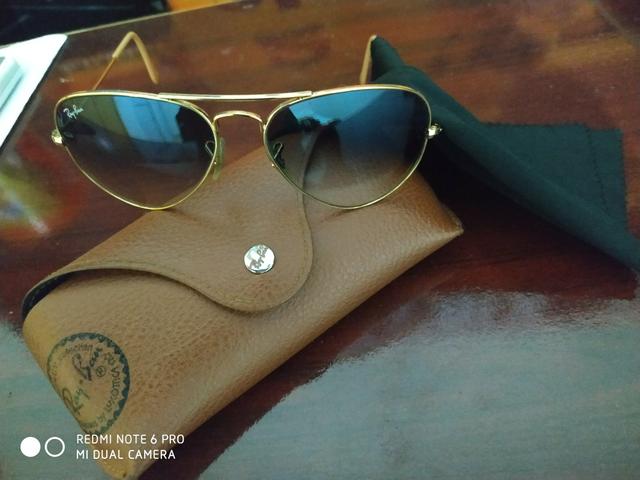 Óculos de sol Ray ban aviator original