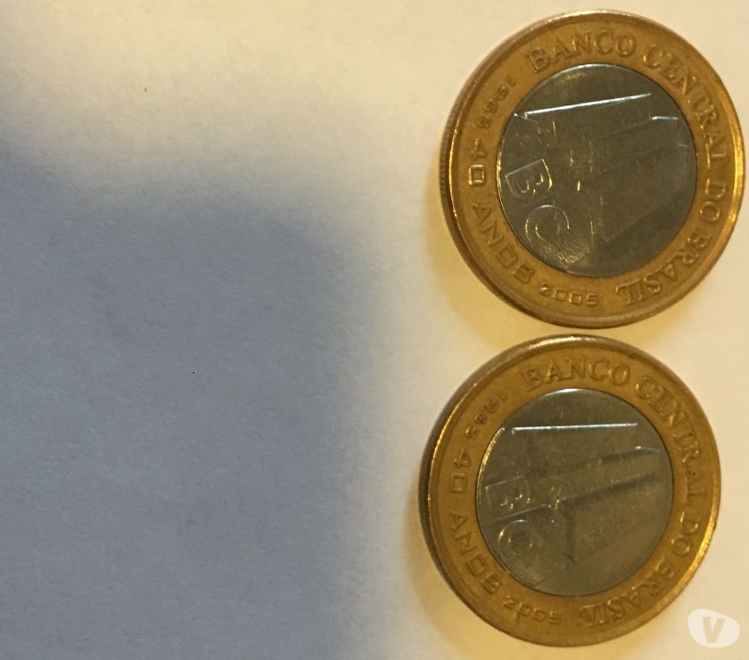 2 moedas comemorativas do banco central