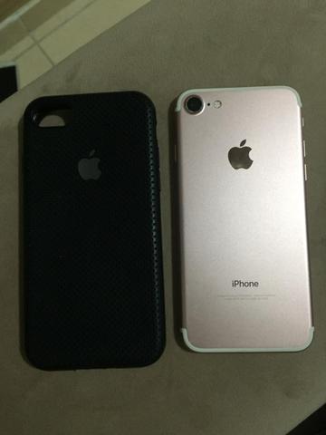 IPhone 7 rose 32G aceito cartão Aproveita