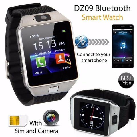 Relógio Celular Câmera Smart Watch Dz09 Memória, já vai