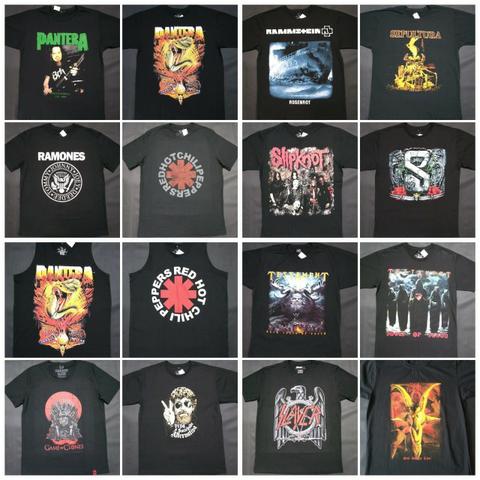 Camisetas de Bandas - Do Rock ao Metal Extremo