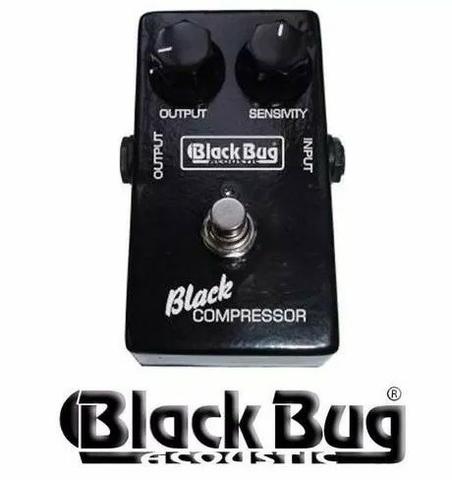 Pedal Guitarra Black Compressor Tbc Black Bug