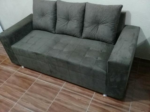 Sofá 3 lugares a pronta entrega novo