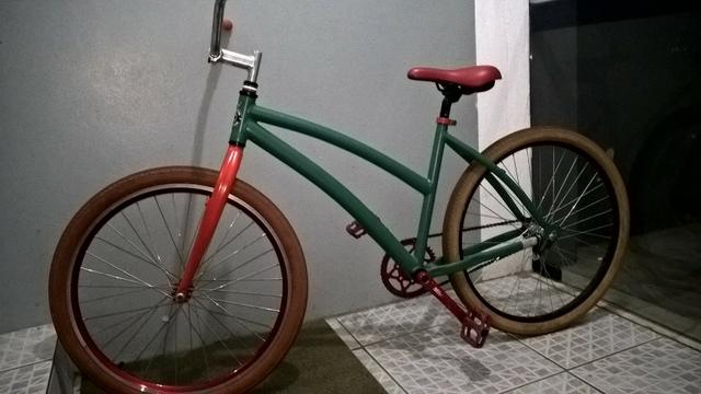 Bicicleta Estilo Vintage - Em Alumínio - Seminova