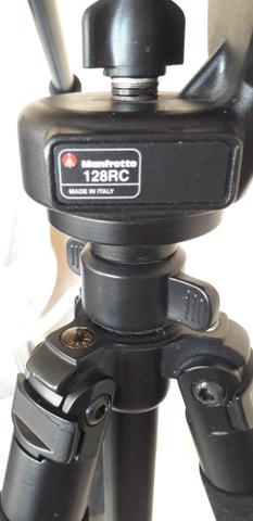 Cabeça Manfrotto 128RC para filmadora ou máquina