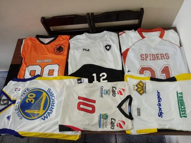 Coleção Camisas Futebol Basquete Vôlei Oficiais !