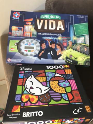 Jogo da vida e quebra cabeça