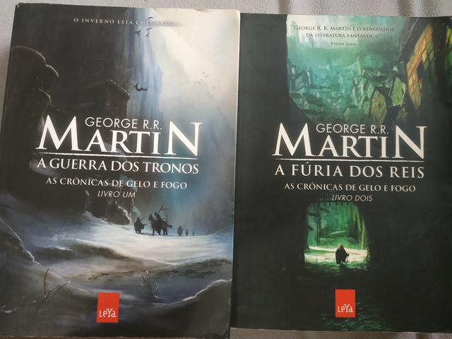 Livros game of thrones. As crônicas de gelo e fogo