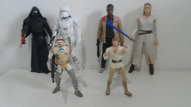 Lote contendo 6 Figuras de ação/Bonecos Star Wars