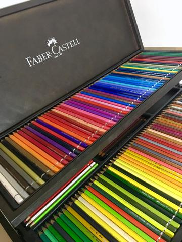 Lápis de cor, maleta Faber Castel aquarela