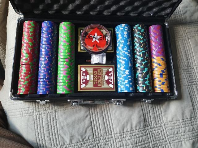 Maleta de poker profissional (500 fichas)