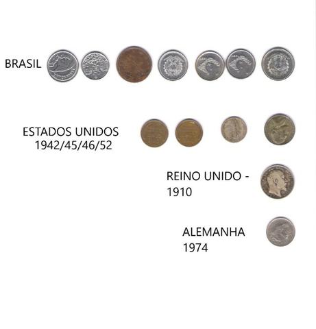 Moedas variadas -