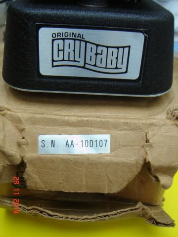 Pedal Dunlop Cry Baby Gcb-95 Made In Usa Vintage Decada 80'