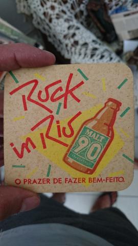 Porta copo Rock in Rio primeiras edições