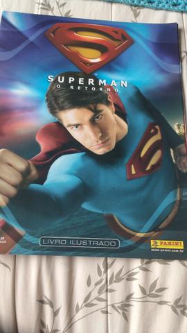 Álbum de figurinhas do filme Superman