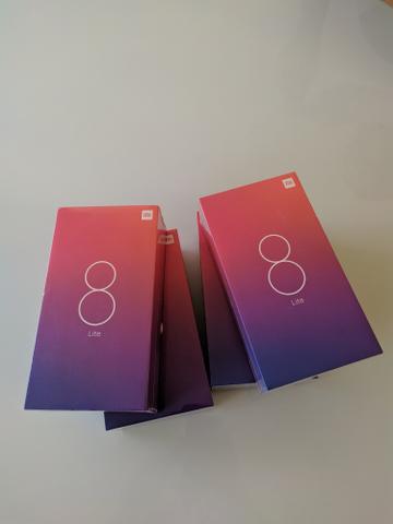 Xiaomi mi 8 lite preto 64gb aceito cartão