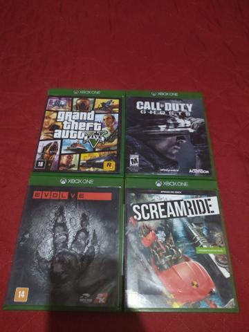 4 Jogos de Xbox one por 150 reais