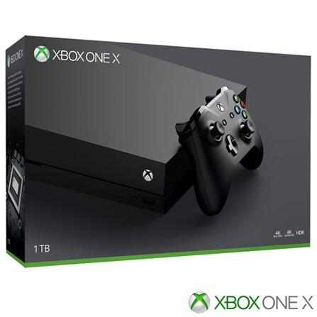 Console Xbox One X 1TB, 4K, 12GB de memória, Dolby Digital