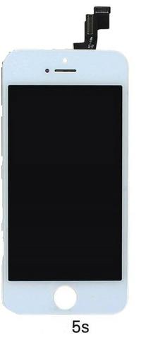 Iphone 5/ 5G/5C/ 5S touch screen completo branco e preto