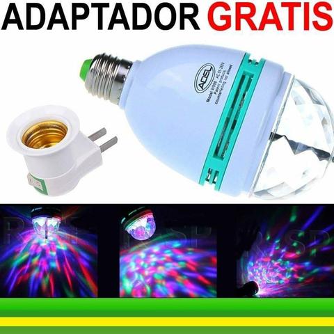 Lampada giratória com jogo de luz.