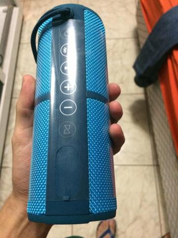 Caixa De Som Resistente À Água Com Bluetooth Azul Pulse -