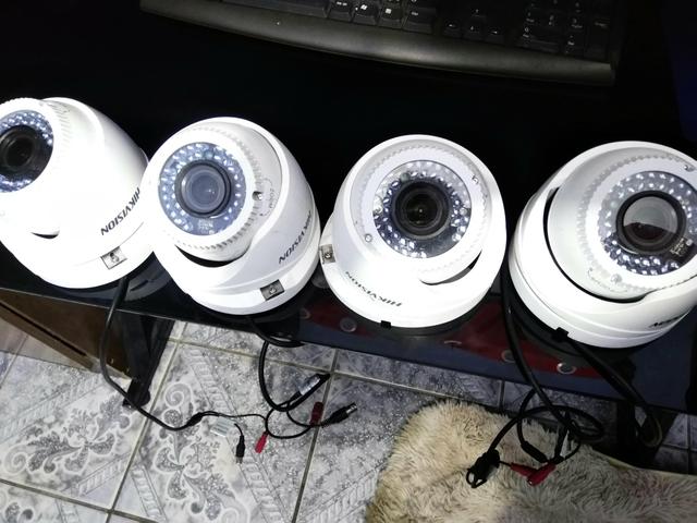 Câmeras hikivision (4 unidades)