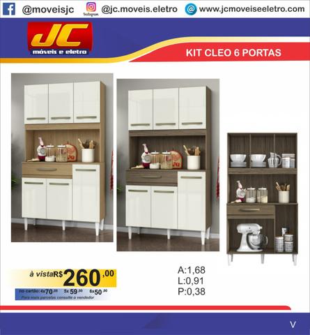 Kit cleo 6 portas