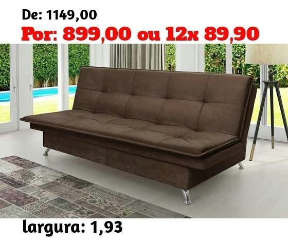 Promoção Sofa Cama Mostruario - Novo Embalado