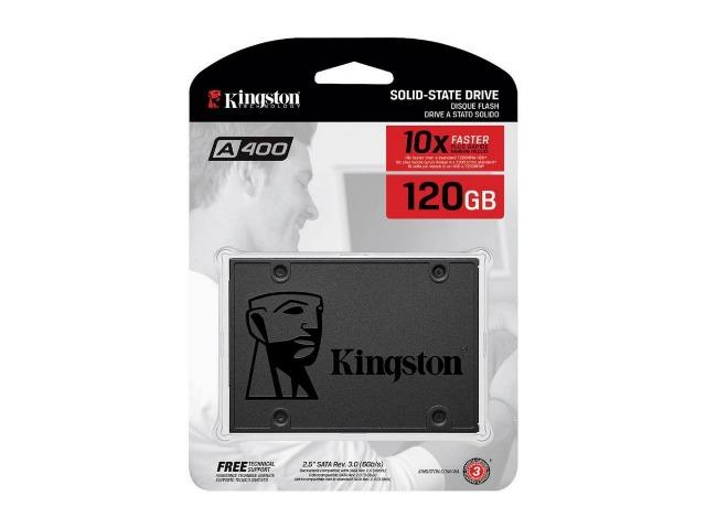 Ssd kingston 120gb 2,5" sata 3 - sa400sg (leia a