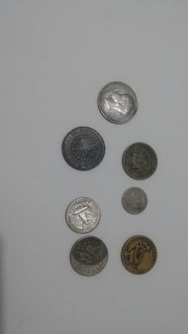 7 moedas super antigas,preço  o lote