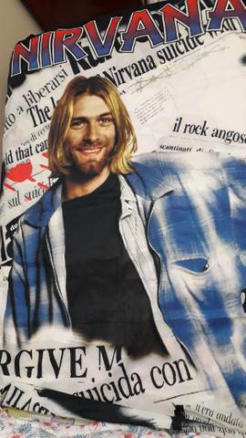 Bandeira Kurt Cobain Nirvana