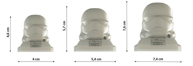 Busto Stormtrooper - Star Wars - Impressão 3D - Plástico