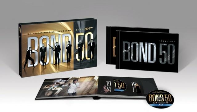Coleção Original Blu-Ray BOND 50 Novo - 22 filmes de 007 -