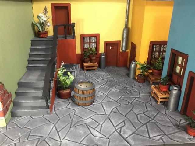 Diorama da vila do Chaves