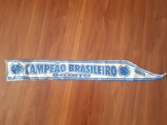 Faixa Título Brasileiro  do Cruzeiro - entrego