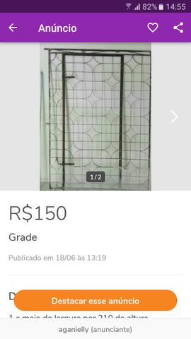 Grade 150 por 215 mais box