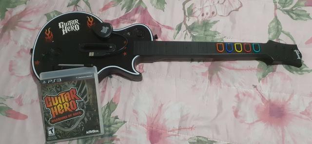 Guitarra tuitar hero ps3