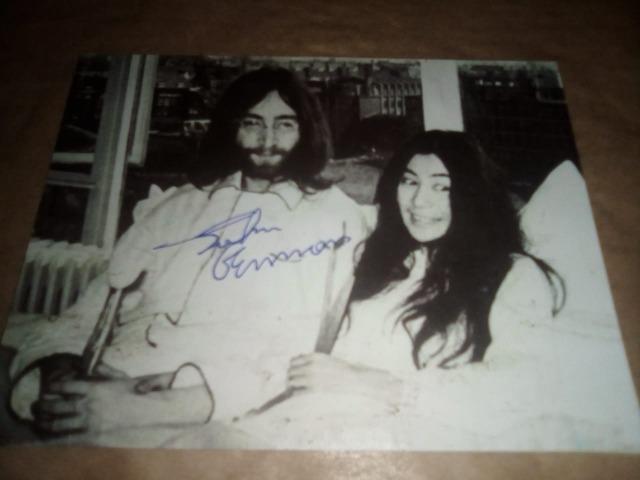 John Lennon - foto autografada, assinada p. punho, original,