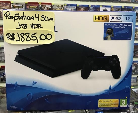 PlayStation 4 Slim 1TB HDR - R$ 