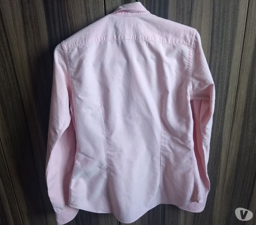 camisa manga longa feminina polo ralph lauren rosa