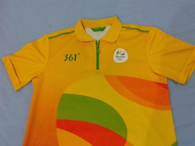 Camisa Voluntarios Olimpíadas Oficial Rio 