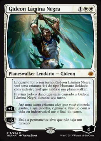 Magic the Gathering - Gideon Lâmina Negra