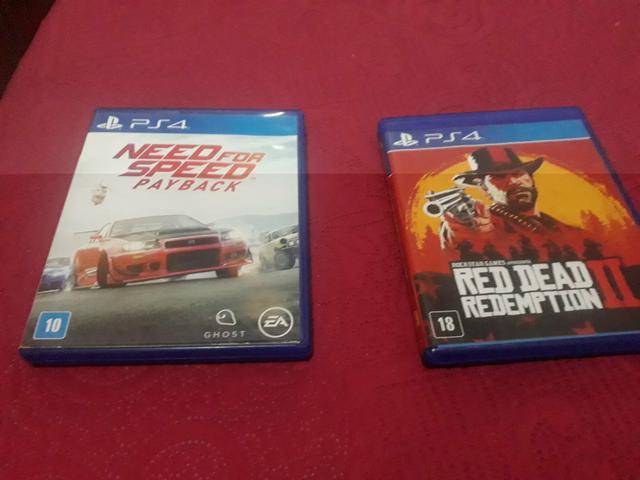 2 Jogos PS 4 Red Dead Redemption Need ford speed playback